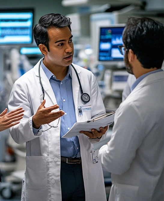 Government approved Jeevandayee Yojana hospital assisting patient with documentation and medical guidance