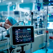 Emergency cardiac response and life-saving heart treatment in ICCU at Vakratunda Hospital