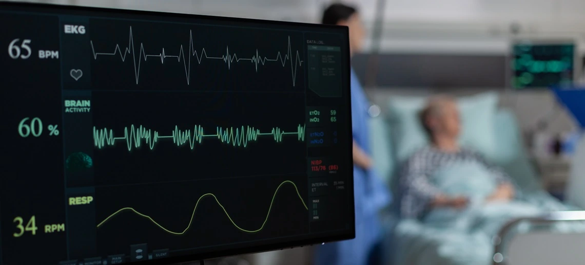 Intensive Cardiac Care Unit (ICCU) at Vakratunda Hospital Nashik with advanced cardiac monitoring systems