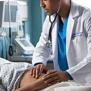 Kidney health evaluation and consultation with nephrologist at hospital
