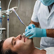ENT specialist performing sinus and nasal endoscopy for accurate diagnosis and treatment at Vakratunda Hospital
