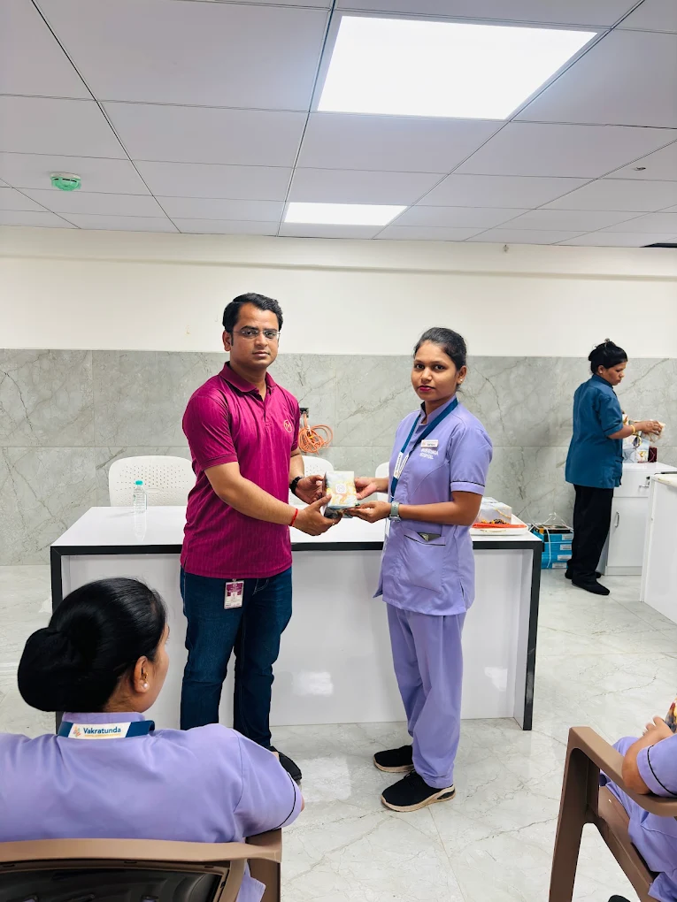 Felicitation Of Nurses - Vakratunda Hospital