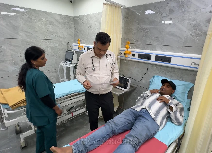 Patient Checkup By Doctor - Vakratunda Hospital