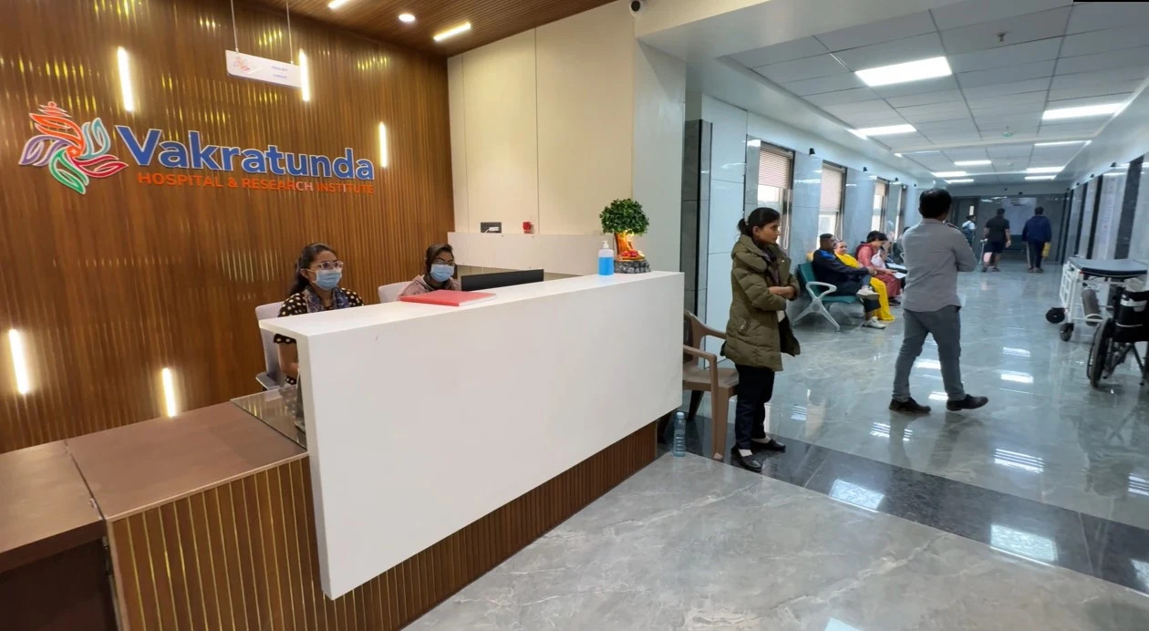 Reception Area - Vakratunda Hospital