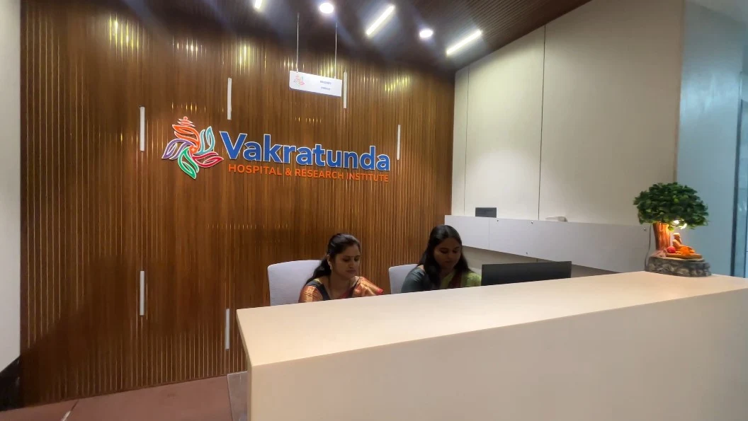 Reception Desk - Vakratunda Hospital