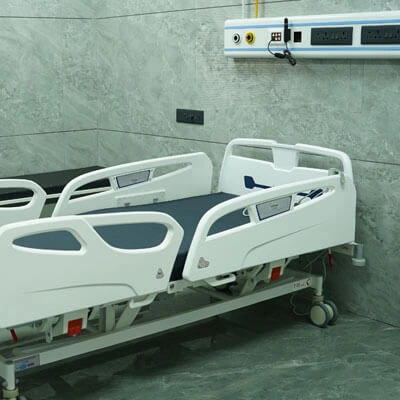 Advanced ICU room with life support equipment at critical care hospital in Nashik