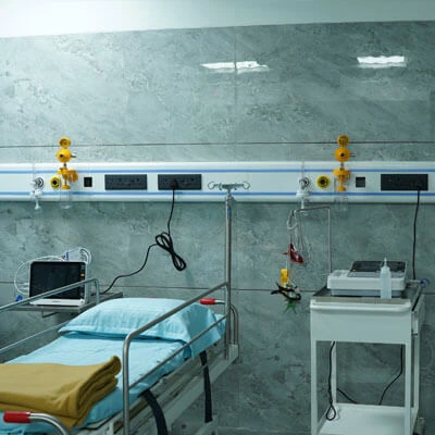 Comfortable semi-private hospital room with two beds in Nashik